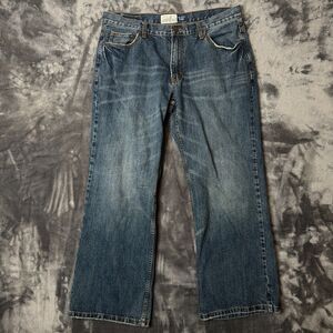 Vintage Y2K Men's Aeropostale Boot Cut Dark Wash Jeans Size 36x32 Benton